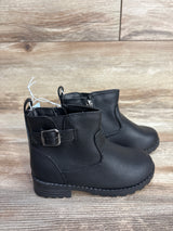 NEW Cat & Jack Gitta Moto Boots Black sz 8c