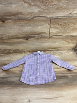 Van Heusen Plaid Button-Up Shirt Purple sz 18m - Me n Mommy To Be