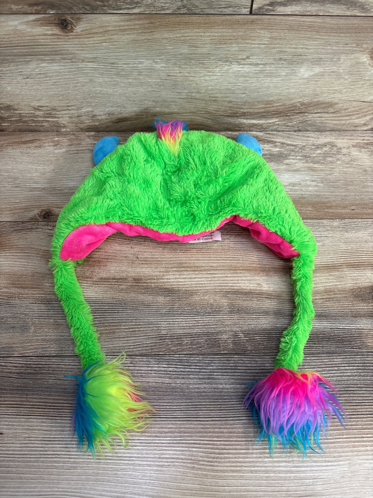 The Prairie Schooner Plush Monster Hat Green