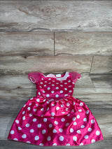 Just Play Disney 2pc Minnie Mouse Fantasy Play Costume Hot Pink sz 4-5T