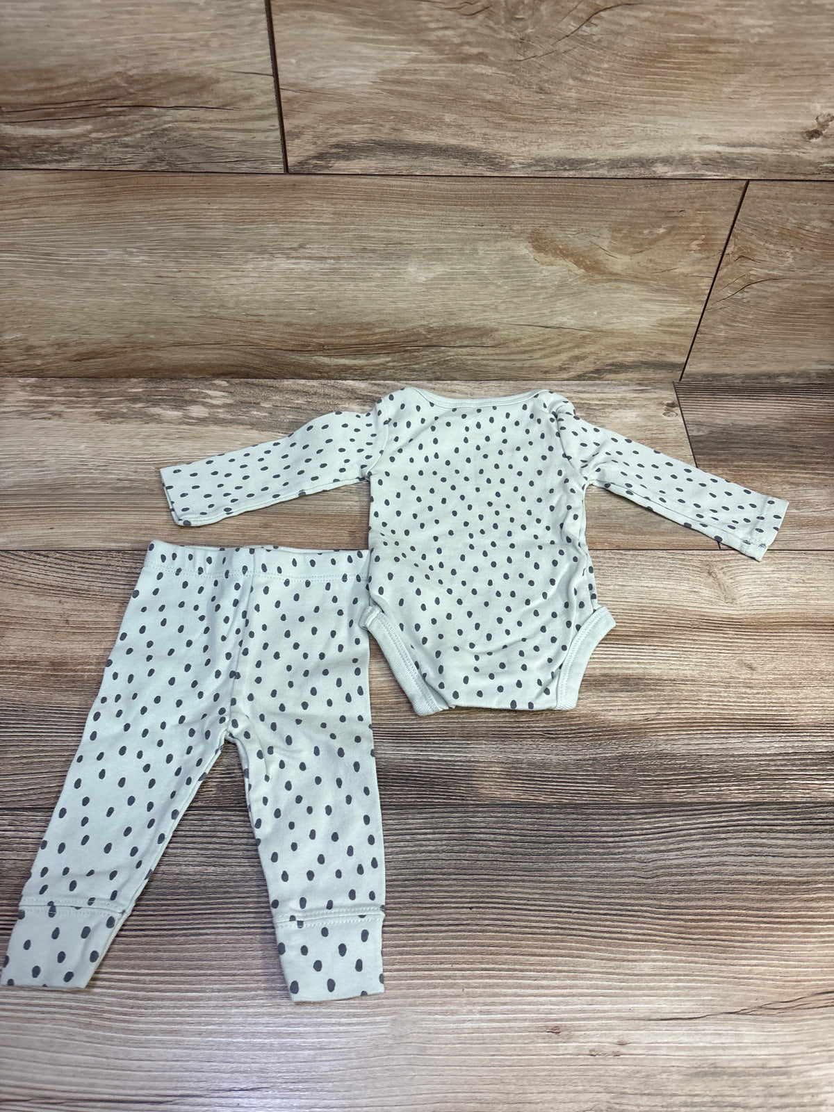 Cloud Island 2pc Bodysuit & Pants Set Green sz Newborn