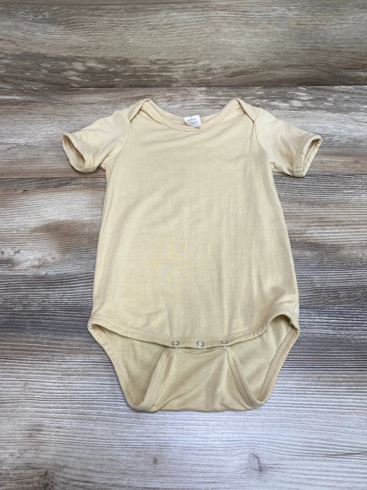 Kate Quinn Short Sleeve Marzipan Bamboo Bodysuit sz 12-18m