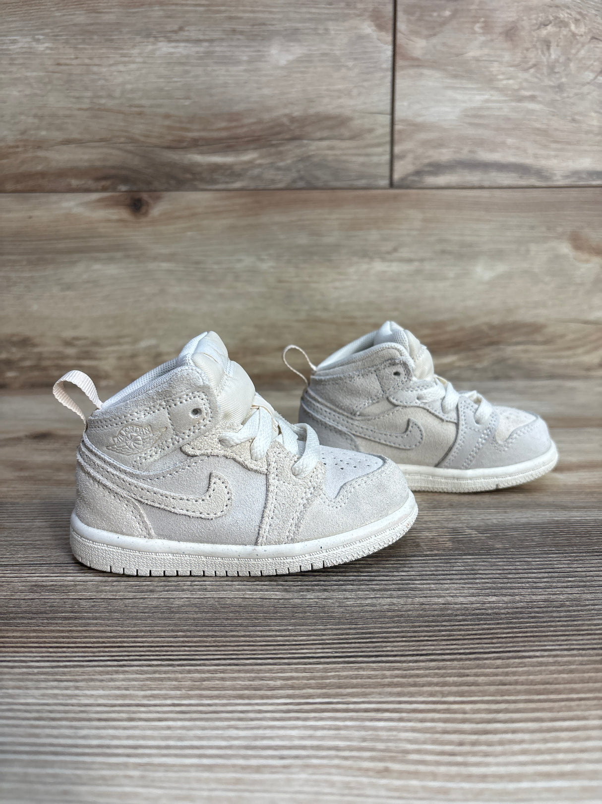 Air Jordan 1 Mid SE Craft TD 'Pale Ivory' Sneakers sz 5c
