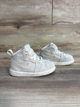 Air Jordan 1 Mid SE Craft TD 'Pale Ivory' Sneakers sz 5c