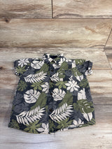 Little Rebels Van Button Up Shirt Green sz 4T