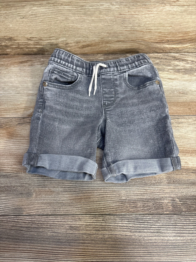 Old Navy Drawstring Denim Shorts Grey sz 3T - Me n Mommy To Be