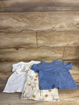 NEW Grayson Mini 3pk Short Sleeve Shirts Ivory sz 4T