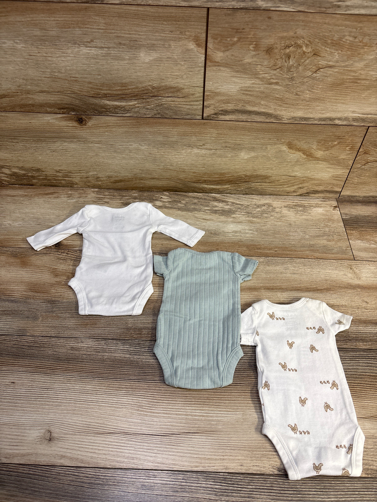 Child of Mine 3pk Bodysuits White sz Preemie