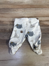 Wonder Nation Footed Pants White sz Preemie