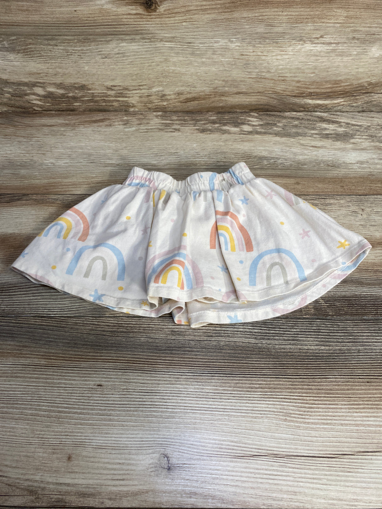 DotDotSmile Rainbow Skort Cream sz 2T