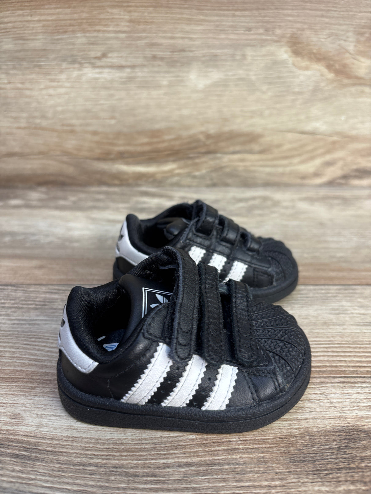 Adidas Superstar II Comfort Closure Sneakers Black sz 2c