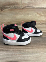 Nike Court Borough Mid 2 TD 'White Sunset Pulse' Sneakers sz 2c