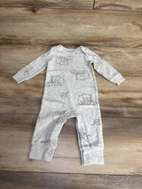Carter's Elephant Coverall Grey sz 6m