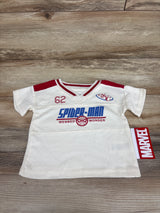 NEW Carter's x Marvel Spider-Man Mesh Jersey Shirt Cream sz 12m