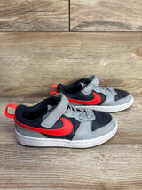 Nike Court Borough Low Recraft PS 'Light Smoke Bright Crimson' Sneakers sz 12c