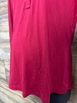 Bearsland Henley Nursing Shirt Red sz Small