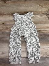 Jessica Simpson Floral Jumpsuit Ivory sz 24m