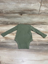 NEW Old Navy Ribbed Olive Green Bodysuit sz 12-18m