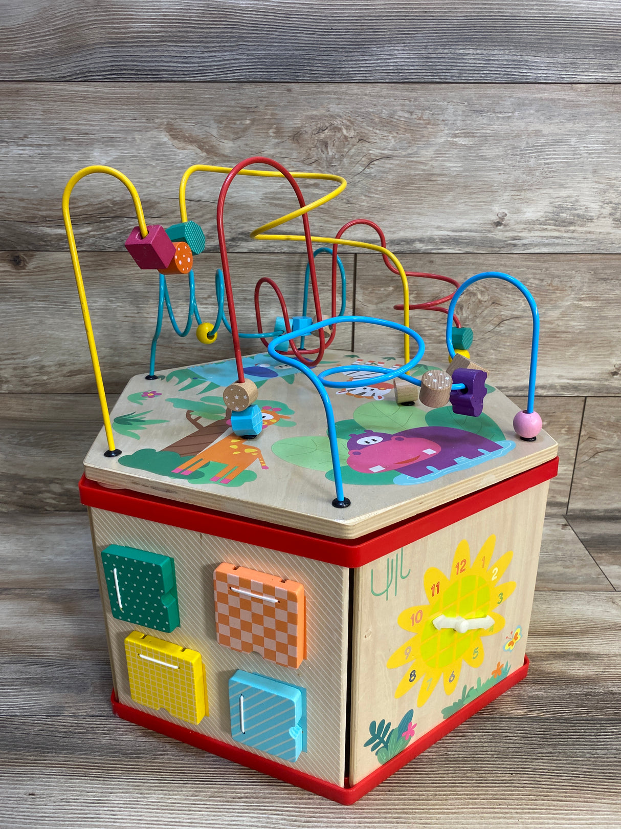 Top Bright 7-in-1 Wooden Activity Cube Toy