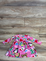 H&M Long Sleeve Christmas Dress Pink sz 3-4T