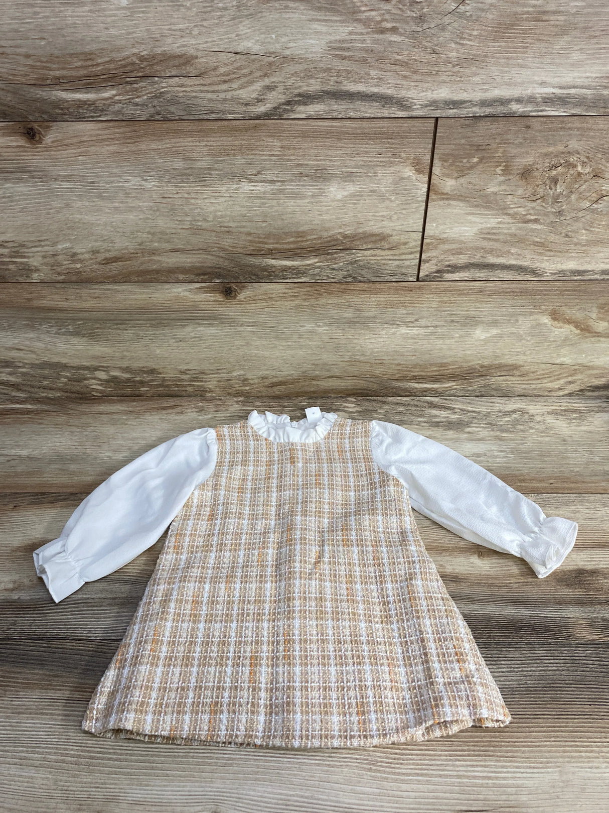 Shein Tweed Dress White sz 9-12m