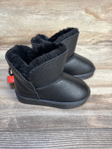 NEW Apawwa Fur-Lined Snow Boots Black sz 8c