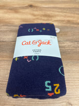 NEW Cat & Jack 1pr. Cotton Tights Navy sz 12-14