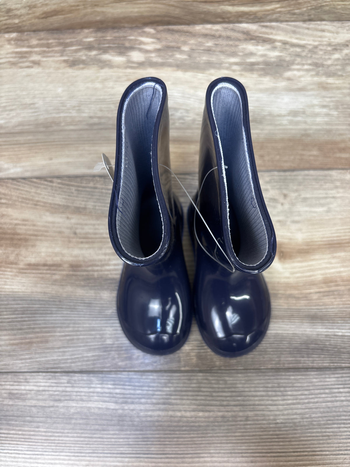 NEW Wonder Nation Rain Boots Navy sz 5-6c