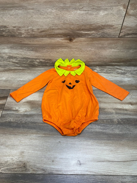 Cat & Jack Pumpkin Romper Orange sz 18m - Me n Mommy To Be