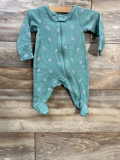 Just One You Floral Sleeper Green sz Newborn - Me n Mommy To Be