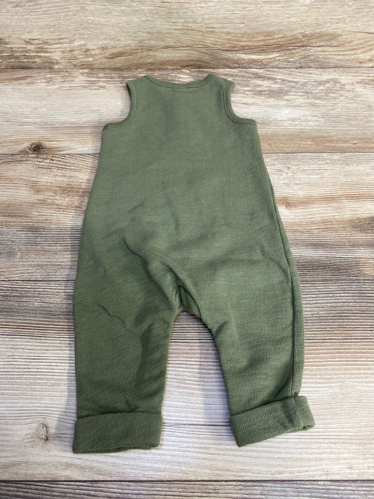 Old Navy Henley Tank Romper Green sz 3-6m