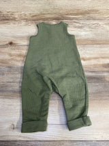 Old Navy Henley Tank Romper Green sz 3-6m