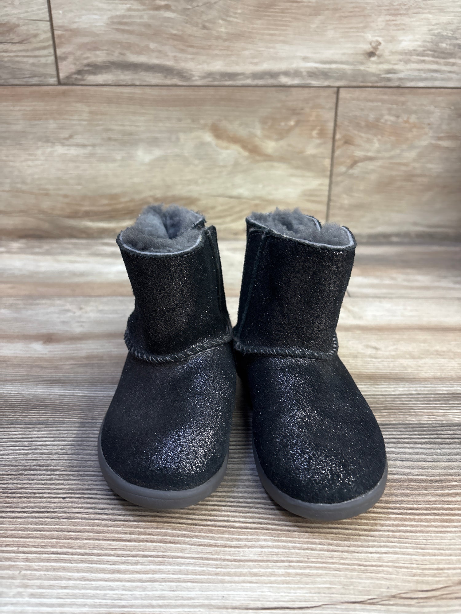 UGG Keelan Metallic Glitter Boots Black sz 7c