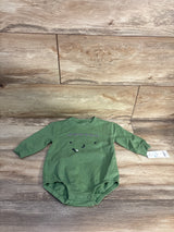 NEW Carter's Frankenstein Sweater Bubble Romper Green sz 6m