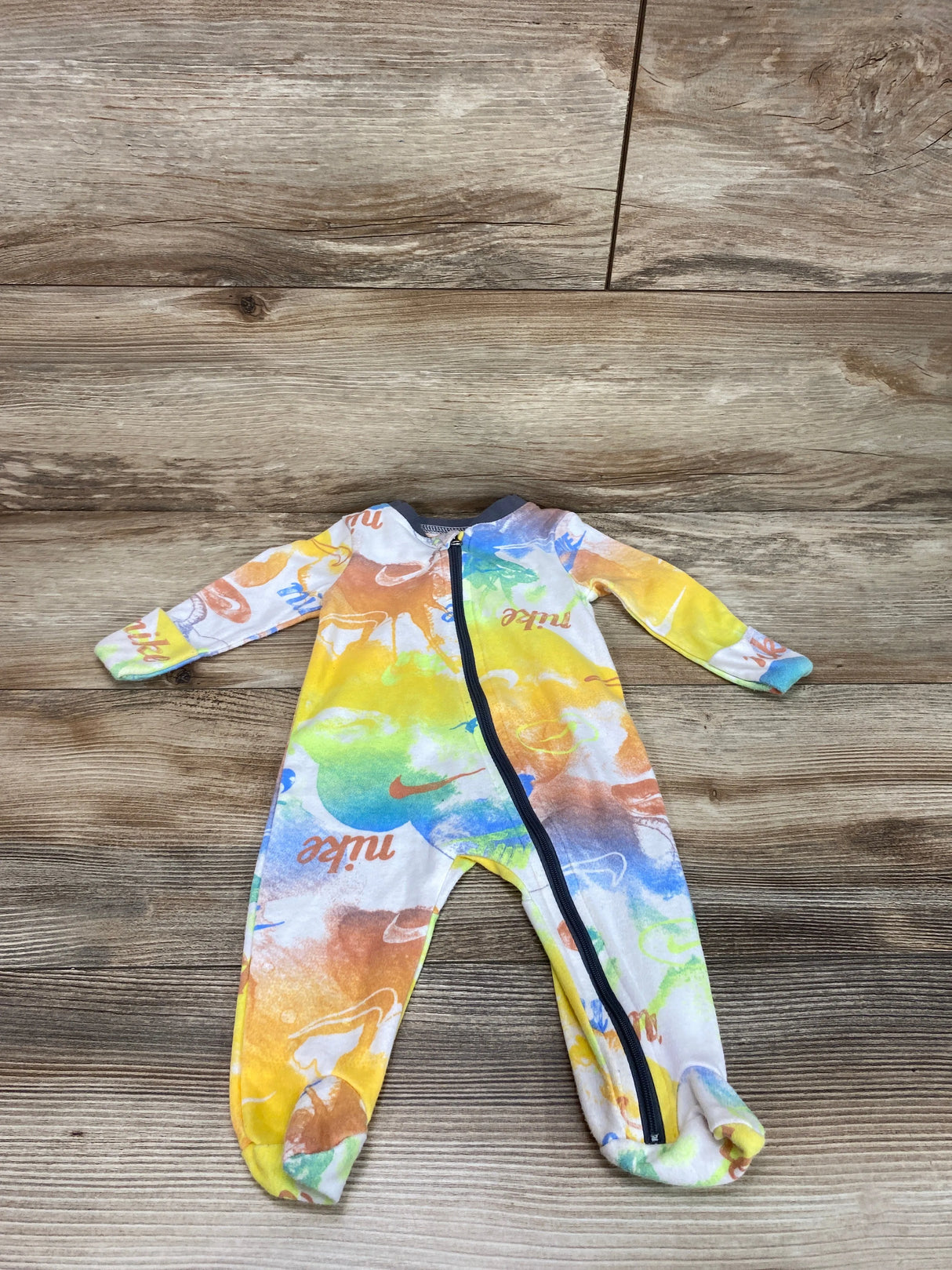 Nike Logo Graphic Tie Dye Print Sleep & Play sz 3m