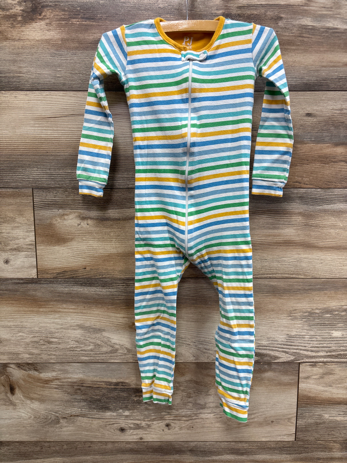 Children's Place Striped Sleeper White sz 3T