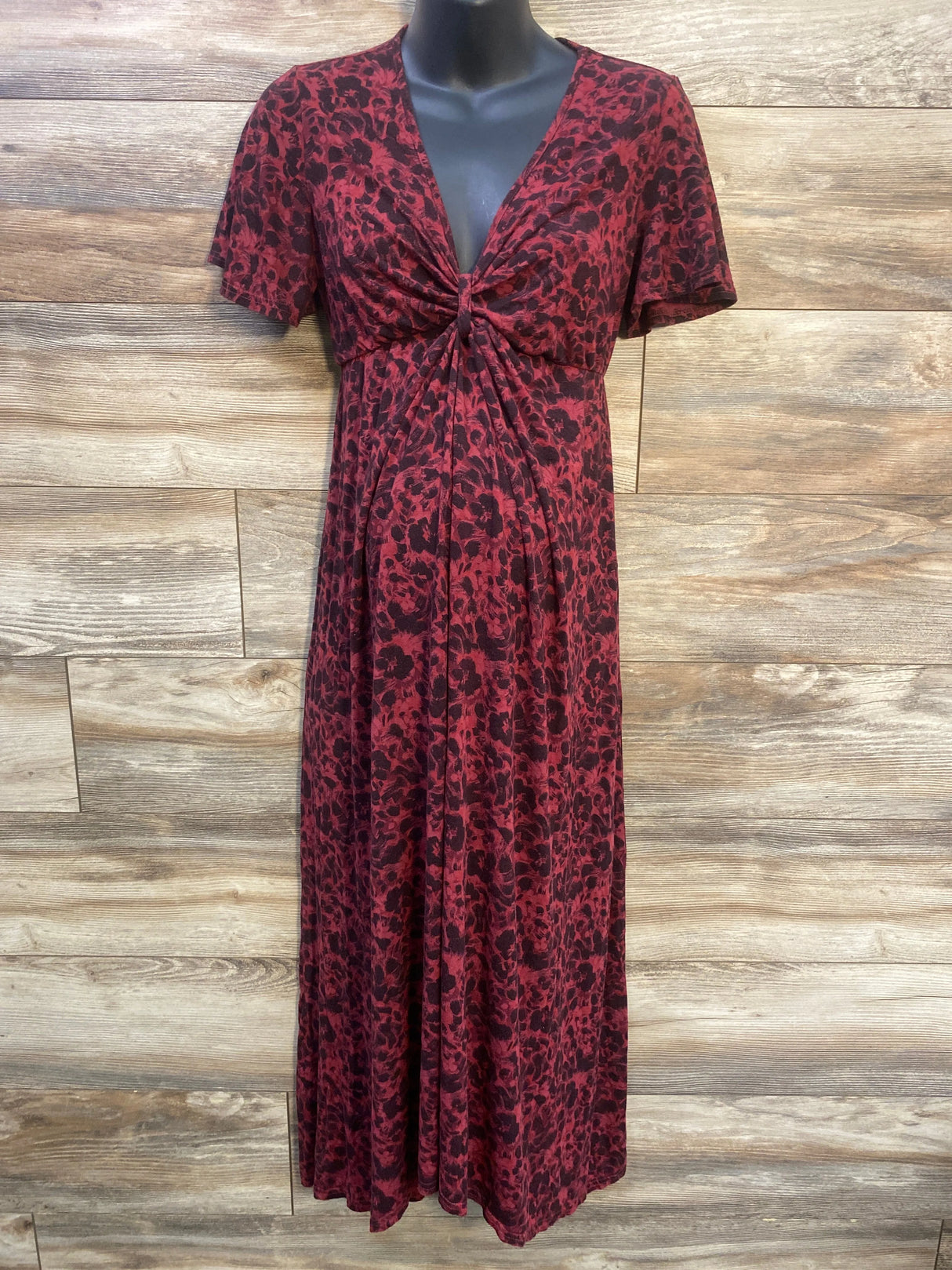 Isabel Maternity Maxi Dress Red sz Small