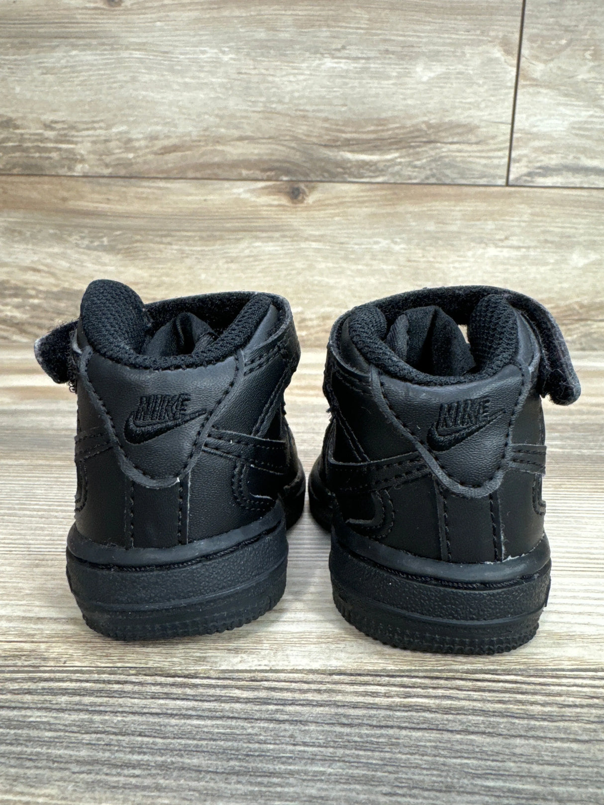 Nike Air Force 1 Mid Black Sneakers sz 2c