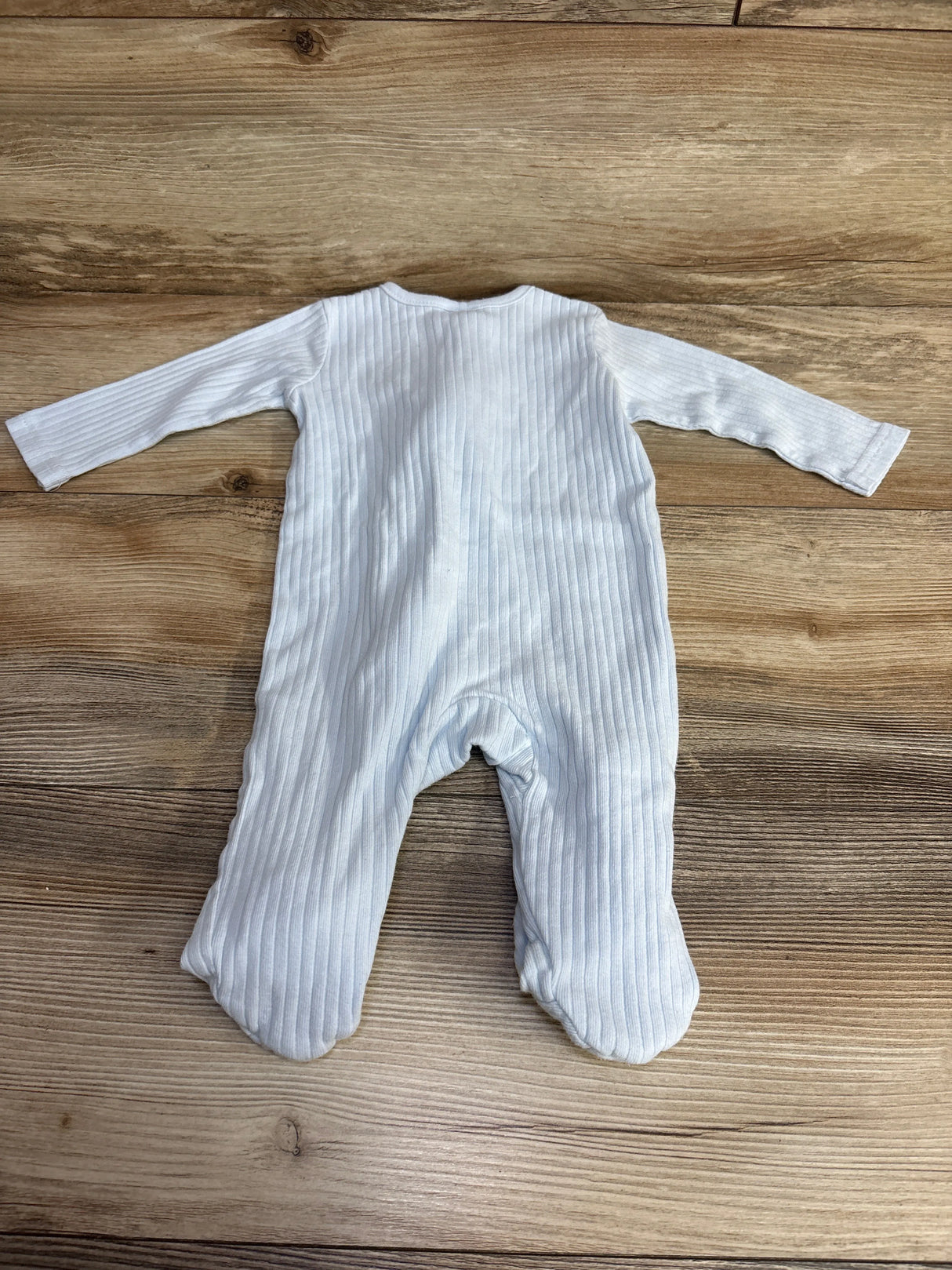 Rock a Bye Baby Ribbed Sleeper Light Blue sz 3-6m