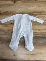 Rock a Bye Baby Ribbed Sleeper Light Blue sz 3-6m