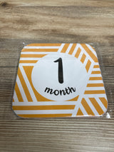 NEW Double-Sided Baby Milestone Cards Photo Props 12pk
