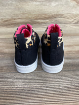NEW Oomphies Sam G Slip-On Sneakers Black/Cheetah sz 10c