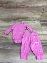 Nike 2pc Bodysuit & Pants Set Pink sz Newborn