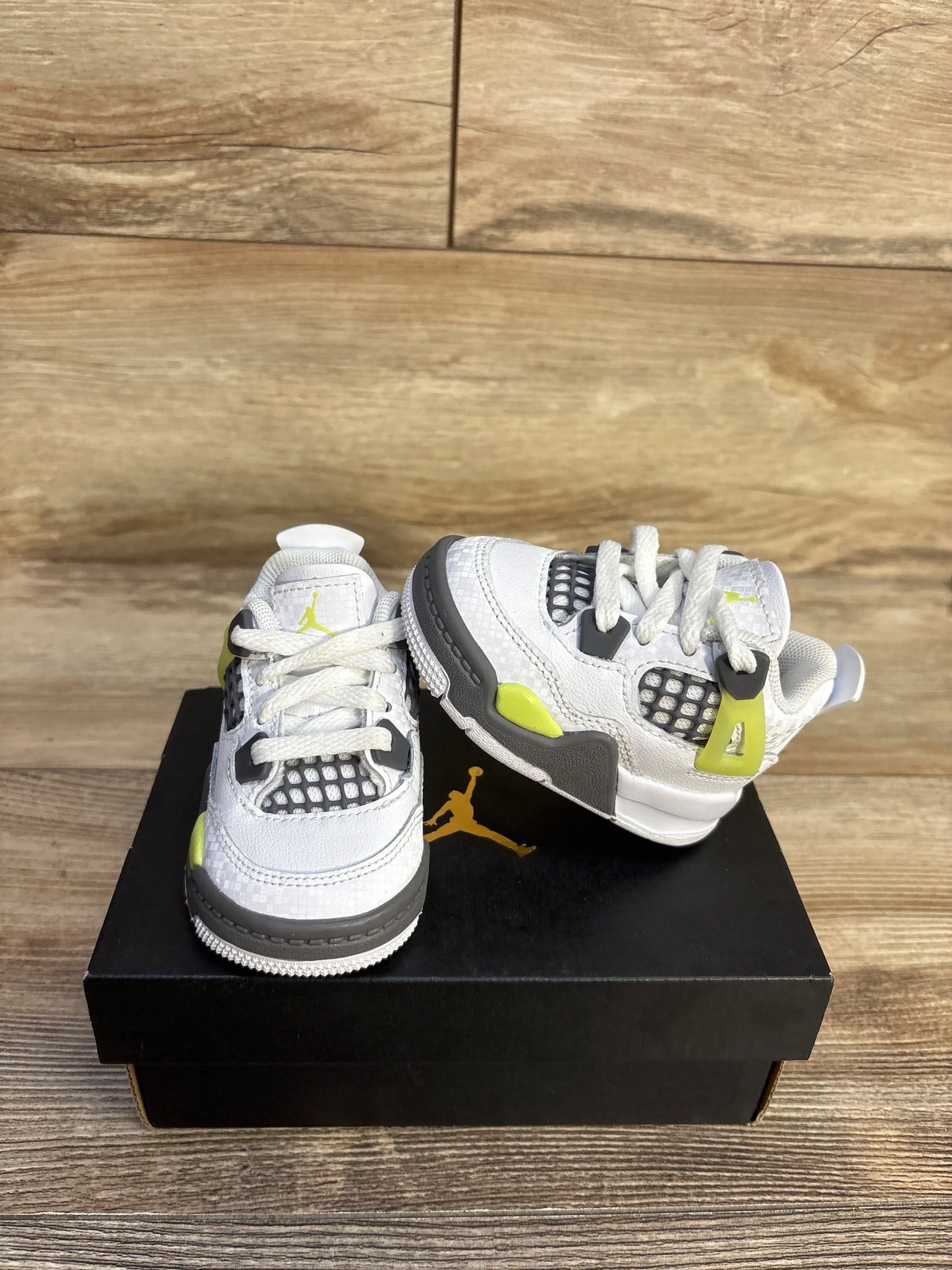 Jordan 4 Retro TD 'Light Lemon Twist' sz 2c