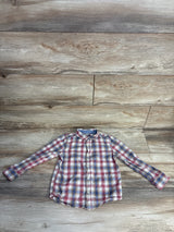 OshKosh Plaid Button Up Shirt Red sz Red sz 5T