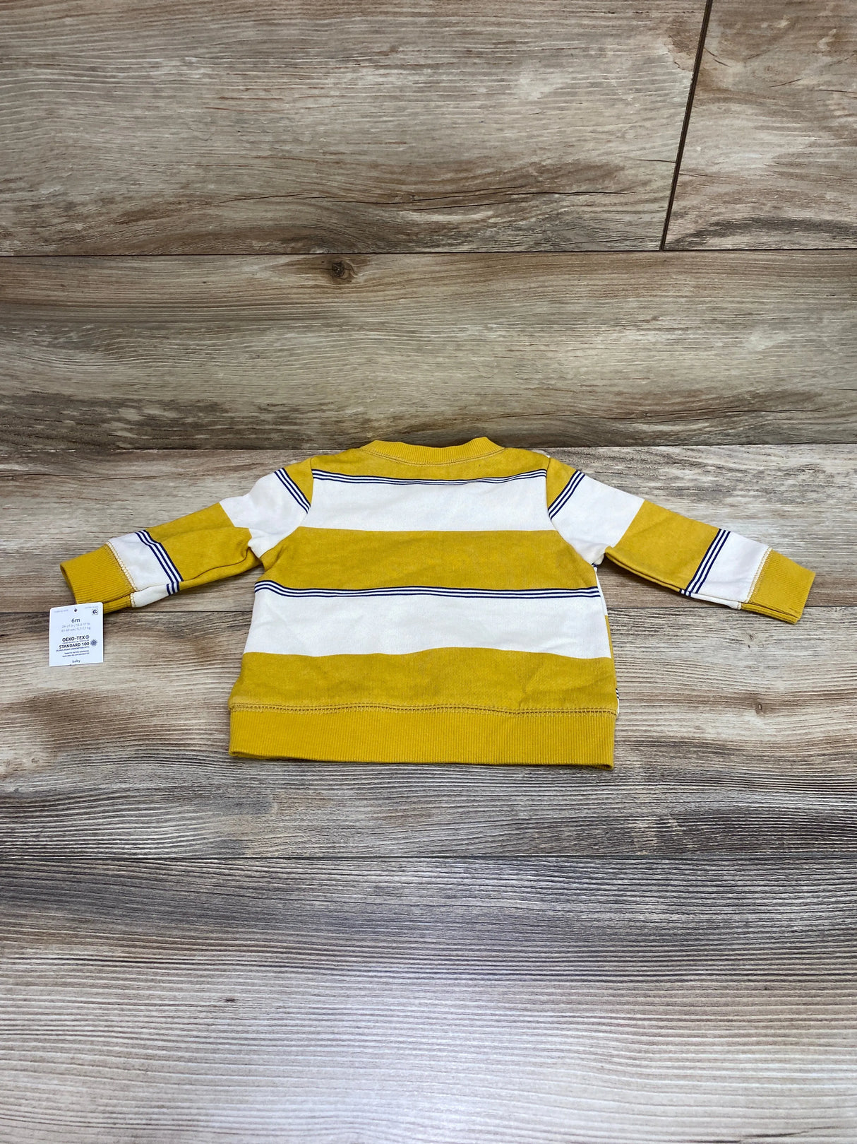 NEW Carter's Striped Sweatshirt Yellow sz 6m