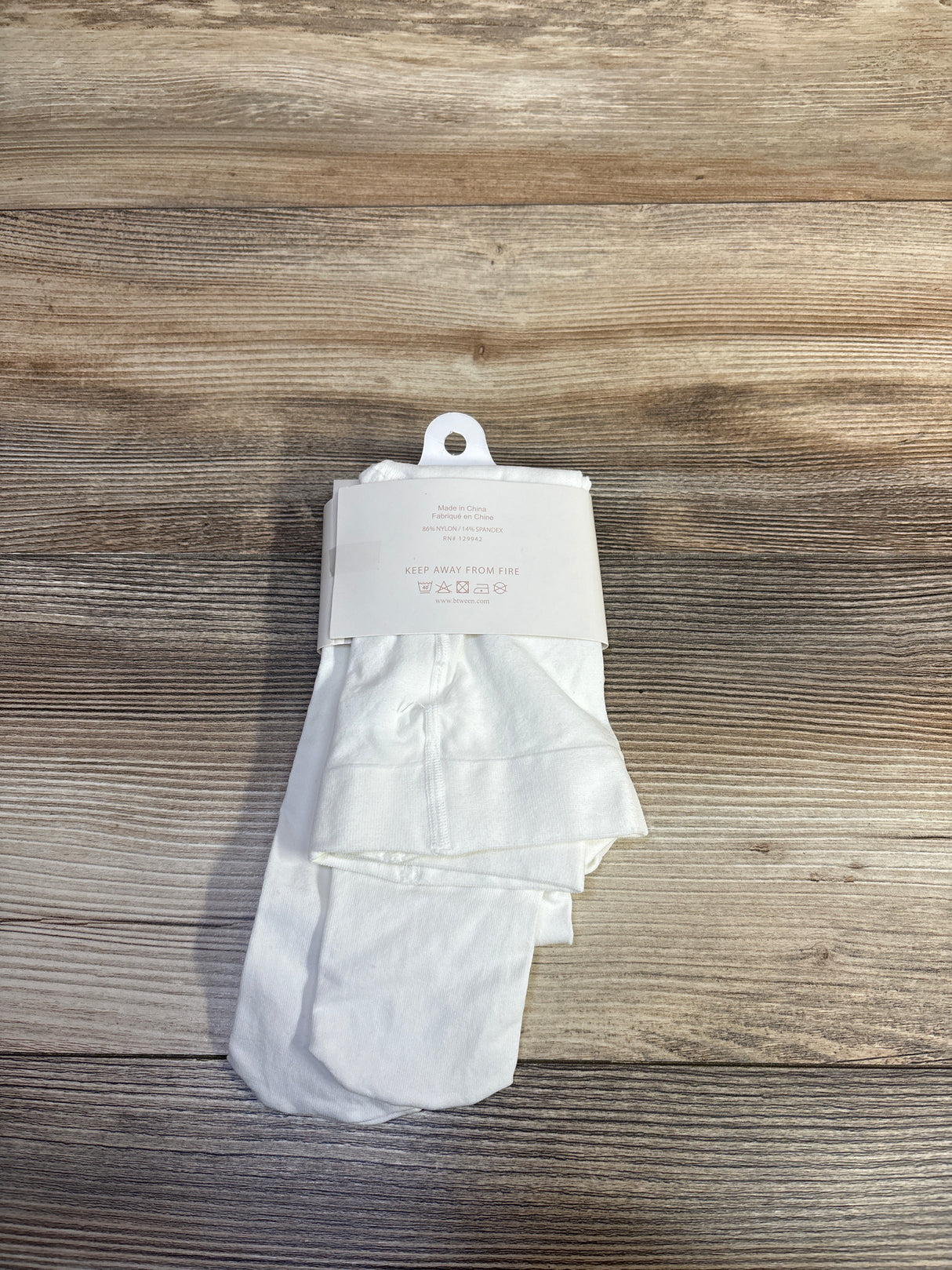 NEW Btween Baby 2pk Tights White One Size