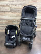 NEW Evenflo Pivot Modular Travel System with LiteMax NXT Infant Car Seat Ebony Black