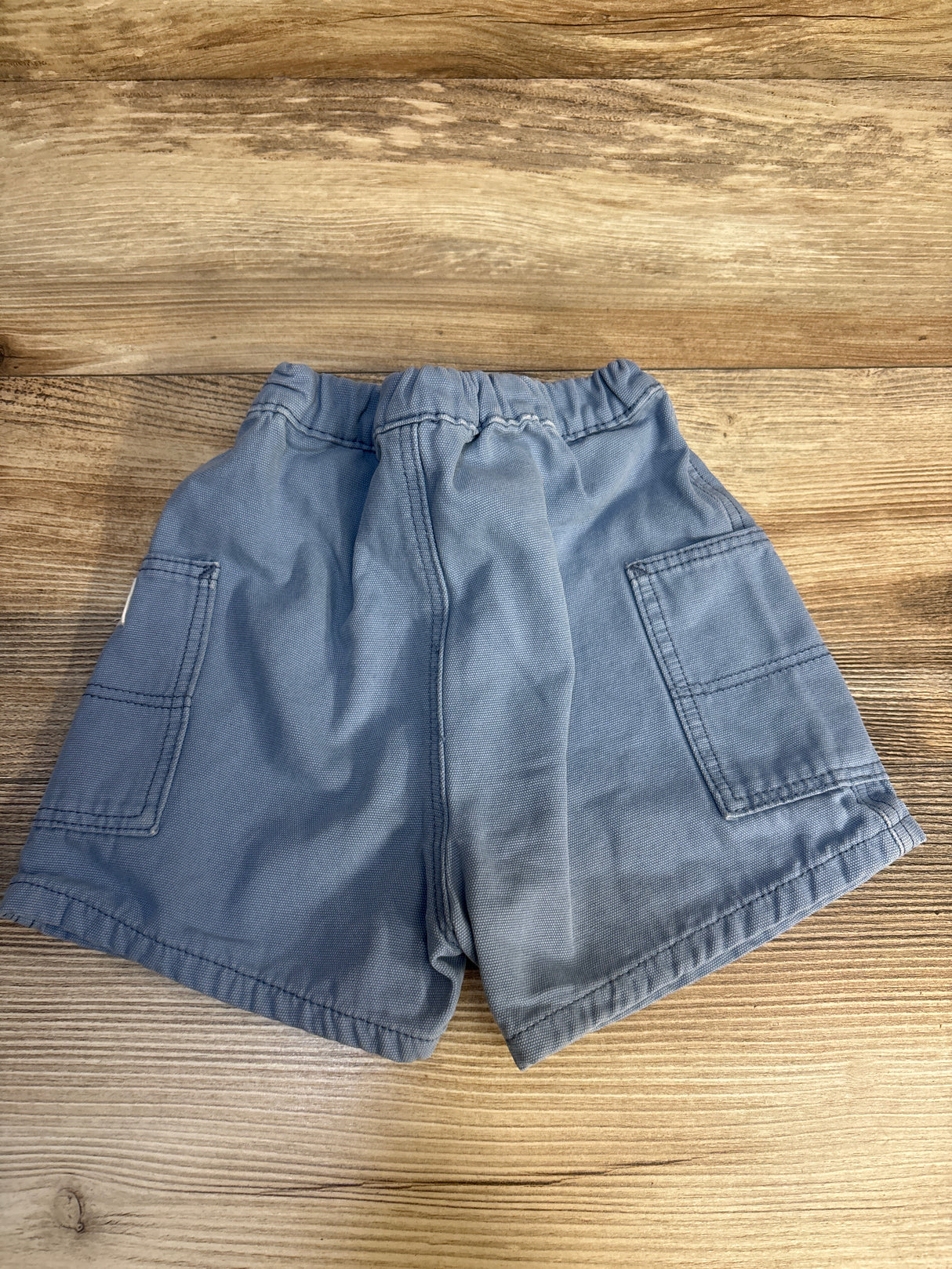 H&M Cotton Canvas Shorts In Dusty Blue sz 2T