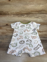 Baby Essentials Dinosaur Shortie Romer White sz 3m